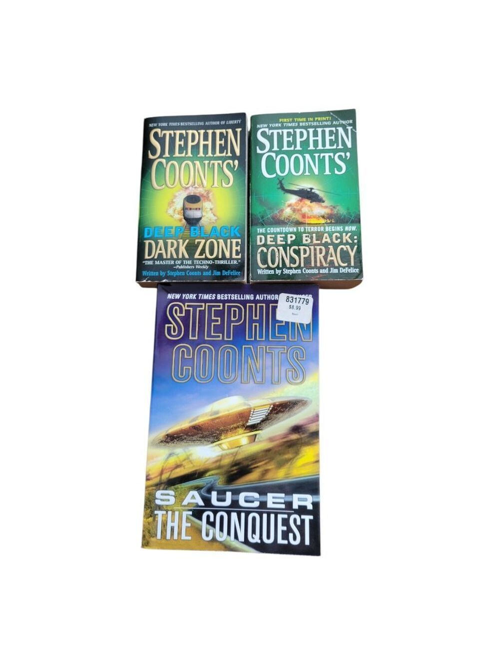 Stephen Coonts Deep Black Series Thriller Books Set